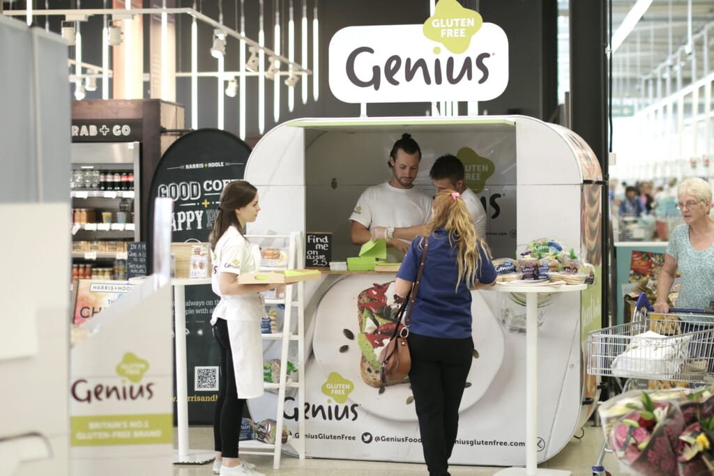 Genius Supermarket Tour - Experiential Marketing Sampling Genius Supermarket Tour - Experiential Marketing Sampling